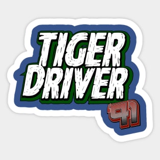 Tiger Driver '91 Sticker